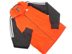 adidas アディダス ジップアップ トラック ジャケット sizeM/黒ｘ赤 ■◇ メンズ