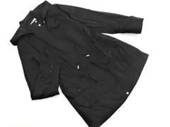 ALPHACUBIC アルファキュービック 2WAY スタンドカラー コート size11AR/黒 ■◇ レディース