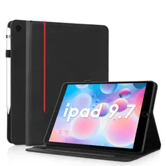 【特価セール】【CASAFUNY】iPad 9.7インチ (2018/2017，第6/5世代用) air1/air2 ケース 耐衝撃 PUレザー カバー 兼用 Apple Pencil 収納可能 オートスリープ/ウェイク機能対応 おしゃれ 軽量 シンプル ビジ