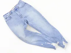 Abercrombie & Fitch アバクロンビー＆フィッチ ダメージ加工 デニムパンツ size28/ブルー ■◇ レディース