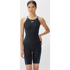 speedo(スピード) PUSH UP TURNS KNEE 水泳 水着 W 競技 (stw12301-bl)、ブルー