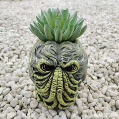 数量限定】モンスター鉢 グラキリス 植木鉢 3Dプリンター鉢 アガベ