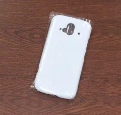 らくらくスマートフォン F-52B (2022)用ハードホワイトケース   df52b-01wh 【J】