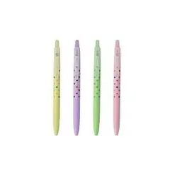 PILOT ピュレグミ　ジュースボールペン 0.5ミリ　黒インキ　4本セット　限定