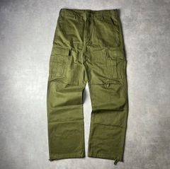 L 別注】BEAMS+ サージュデクレ ジャーマン ミリタリーパンツ オリーブ 