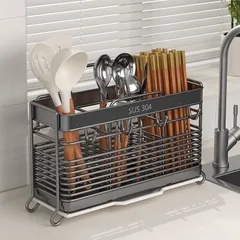 キッチン収納 箸置き スプーン フォーク 収納ケース 壁掛け ステンレス