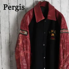 80年代 カナダ製 Pergis ヴィンテージスタジャン マスタングチーム 