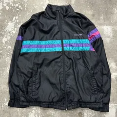 80s adidas originals アディダスオリジナルス ナイロンジャケット トレファイルロゴ 古着 Lサイズ ジャケット ブロークコア