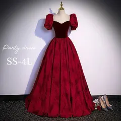 新品 未使用 ドレス 大人 ピアノ 発表会 ロング丈 ぽっちゃり 大きいサイズ イブニングドレス 演奏会 ピアノ発表会 袖付き ワンピース Aライン ステージドレス 二次会 女子会 成人式 パーティードレス 大人可愛い