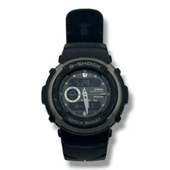 参考上代13,200円 CASIO G-SHOCK G-スパイク クォーツ腕時計 カシオ G-300 ブラック F 1695A2