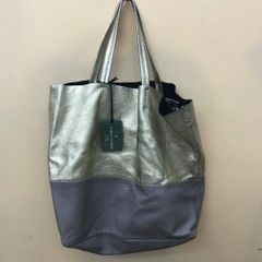 エルベシャプリエ マルシェバッグ 2012PP グリ×オベルジーヌ - メルカリ