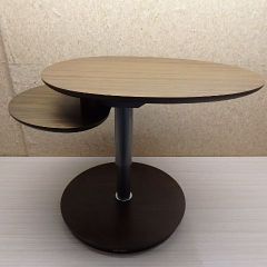 カリモク家具 karimoku 油圧式昇降付き 天板回転 サイドテーブル 