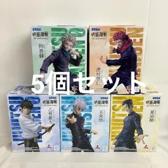 未開封 呪術廻戦 Luminasta 五条悟 夏油傑 乙骨憂太 虎杖悠仁 狗巻棘 ラウワン限定 フィギュア 5個セット SF4654 c101