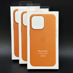 ◯【未使用品】Apple純正品 iphone 13 pro レザーケース Leather ゴールデンブラウン Golden Brown MM193FE/A アップル 46-112..120  416-17のサムネイル
