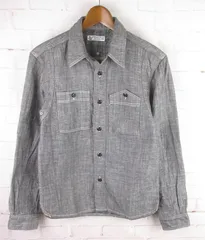RJB コットン×リネン 長袖シャツ サイズ36 グレー系のサムネイル