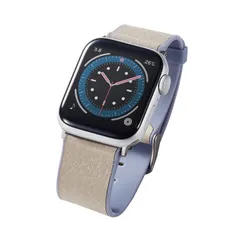 新品 エレコム Apple Watch (アップルウォッチ) バンド 41mm 40mm 38mm レザー 革 TPU [上質で柔らかなヴィーガンレザーを使用] 【Apple Watch Series 8/7/SE2/SE/6/5/4/3/2/1 対応】 アッ