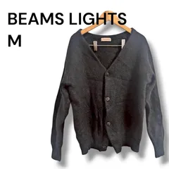 a2386 BEAMS LIGHTS ビームスライツ モヘヤ混 カーディガン M ブラックのサムネイル