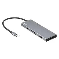 ☆新品☆サンワダイレクト Type-C ドッキングステーション 8-in-1 HDMI 2つ 2画面出力対応 PD100W 急速充電 SD/microSD USB-A/Type-Cポート 400-DKMP5GM
