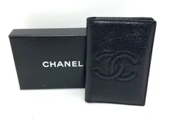 中古 CHANEL シャネル ココマーク ビジネスカードケース カードホルダー ミニレザーウォレット ミニ財布 ブラック Coco Mark 29928