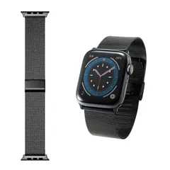 新品 エレコム Apple Watch (アップルウォッチ) バンド 49mm 45mm 44mm 42mm [Apple Watch Ultra3/2 11 10 9 8 7 SE2 SE 6 5 4 3 2 1 対応] ステンレス ミラネーゼタイプ 長さ