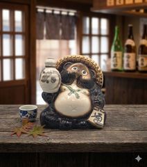 信楽焼 狸 置物 タヌキ 縁起物 - メルカリ