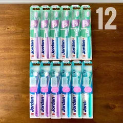 Jordan ジョーダン 歯ブラシ 12本セットターゲットセンシティブ やわらかめ 個包装 大人用 歯ぐきに優しいのサムネイル