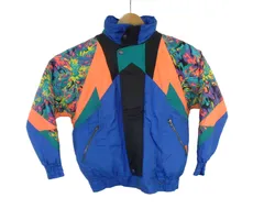 k05260325101　LONDON FOG　Lサイズ　青×緑×橙　Lサイズ程度　アウター　ブルゾン/ジャンパー　秋冬