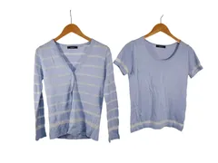 k05260325021　Style Note　Mサイズ　薄紫×銀　　オールインワンセットアップ　その他セットアップ　通年