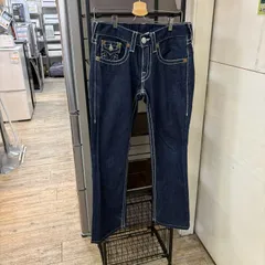 【中古品】トゥルーレリジョン 太白ステッチ ブーツカットデニムパンツ 〓