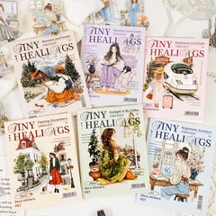 【新着商品】日記 旅行 読書 アルバム 手帳デコ 水彩風 防水 コーヒー 素材 素材 PET 120枚 コラージュ コラージュ 生活スタイル ステッカー シール 人物 女子 フレークシール