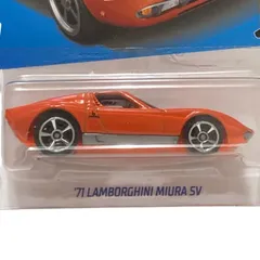 【ホットウィール】ランボルギーニ ミウラ SV (オレンジ）【未開封・新古品／状態ランクA】 HW EXOTICSのサムネイル