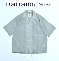 【定価2万9700円】新品 nanamica オープンカラーシャツ【S】【M】【L】【XL】S25SG019 コーラルグリーン ナナミカ Open Collar S/S Shirt 半袖のサムネイル