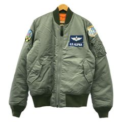 ALPHA INDUSTRIES フルパッチma-1 XLサイズ 相棒 亀山薫 - メルカリ