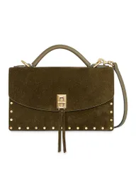 レベッカミンコフ レディース アクセサリー 財布 スエード Rebecca Minkoff Darren Suede Top Handle Wallet Crossbody Jungleのサムネイル