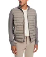 ヘルノ メンズ アウター ジャケット・ブルゾン キルティング ナイロン ウール シルク Herno Quilted Hybrid Wool Silk Nylon Jacketaupe トープのサムネイル