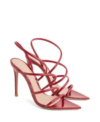 ジャンヴィト ロッシ レディース シューズ サンダル Gianvito Rossi Womens Ettie Sandals Red Glossy Nappa Leather レッド