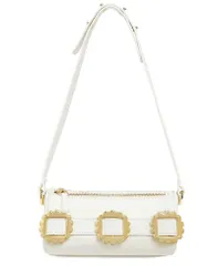 シンシアローレイ レディース バッグ レザー Cynthia Rowley MultiBuckleather Shoulder Bag White ホワイトのサムネイル