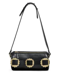 シンシアローレイ レディース バッグ レザー Cynthia Rowley MultiBuckleather Shoulder Bag Black ブラックのサムネイル
