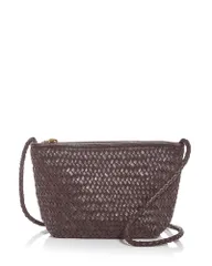 メイドウェル レディース バッグ レザー Madewell Signature Woven Leather Crossbody Bag Coffee Bean コーヒーのサムネイル