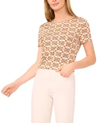 テッドベーカー レディース トップス Tシャツ プリント Ted Baker Printed Tee Spicy Orange オレンジのサムネイル