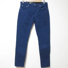 美品 RALPH LAUREN ラルフローレン ストレッチ スリム テーパード チノパンツ W28 ネイビー レディース 古着 中古 USED