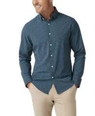 ミズンメイン メンズ トップス シャツ MizzenMain Leeward No Tuck Long Sleeve Dresshirt Sea Ludlow Plaid Navy ネイビー