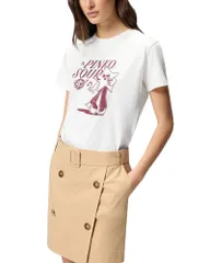 ピンコ レディース トップス Tシャツ PINKO Trapani High Trim Tee Zy7のサムネイル