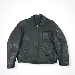 FRENCH VINTAGE / 8-90s パイロットレザージャケット SIZE:M程度のサムネイル