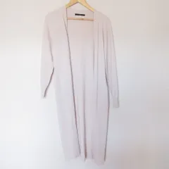 良品 Liesse リエス ロング ニットカーディガン ベージュ レディース 古着 中古 USEDのサムネイル