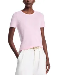 マジェスティック レディース トップス Tシャツ クルーネック Majestic Filatures Machine Washable Cashmere Crewneck Tee Blossomのサムネイル