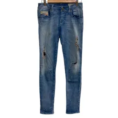 良品 DIESEL ディーゼル GRUPEE ストレッチ デニムパンツ ジーンズ サイズW25 インディゴ レディース 古着 中古 USED