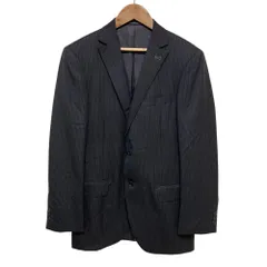 未使用 green label relaxing グリーンレーベルリラクシング ユナイテッドアローズ SUPER100's テーラードジャケット サイズ46 ブラック メンズ 古着 中古 USED