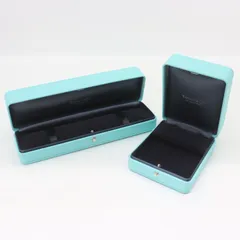 ITQSC54DD2F4 TIFFANY&Co ティファニー ジュエリー ブレスレット ピアス ブルー ボックス ケース 空箱 2点 セット