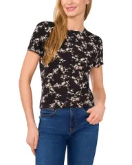 テッドベーカー レディース トップス Tシャツ フラワー柄 フラワー Ted Baker Floral Tee Rich Black ブラックのサムネイル